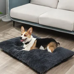 暖かい もふもふ ペットクッション 洗える ペットクッション ペットマット 保温防寒 ふわふわ 寒さ対策 滑り止め 猫ベッド もこもこ ぐっすり眠る 犬ベッド ペット用ベッド 通年 Qhoculi 猫 犬 犬 小動物用 ペット用品 猫 おしゃれ お祝い 丸洗い