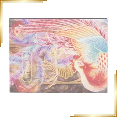 【新品】 高知製本 書き置き専用御朱印帳 日月美輪 鳳凰 ポケットタイプ 見開きサイズ 蛇腹式 20ポケット 0