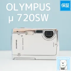 【純正バッテリー＆充電器付き 動作品】 オリンパス ミューμ-720SW カメラ OLYMPUS μ 720 SW デジタルカメラ （防水カメラ）取扱説明書 充電器