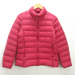 g■ユニクロ/UNIQLO ウルトラライトダウンジャケット【L】ピンク/men's/G1【中古】■