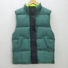 t■マルニ×ユニクロ/UNIQLO × MARNI オーバーサイズダウンベスト■緑【XS】LADIES/9【中古】