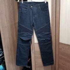 L /バイク サポーター ライダー デニム パンツ/トゥー 321-살/