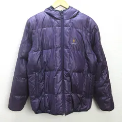 K■ビラボン/Billabong フード付き リバーシブルダウンジャケット【L】紫紺/MENS■94【中古】のサムネイル