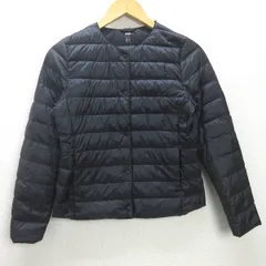 g■ユニクロ/UNIQLO ウルトラライトダウンジャケット/インナーダウン【S】黒/LADIES/H4【中古】■