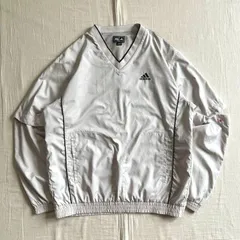 00s　archive　old adidas　オールドアディダス　ナイロンプルオーバー　ピステ　ギミック　2way　取り外し可能袖　パフォーマンスロゴ刺繍　3 stripes　長袖　Oサイズ　テーラーメイド　ゴルフ　テック　Y2K　nylon pullover