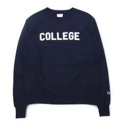 Champion リバースウィーブ REVERSE WEAVE スウェット XL ネイビー COLLEGE カレッジプリント 青単タグ 復刻 エルサルバドル製