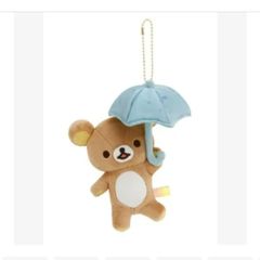 サンエックス 「雨のち晴れのリラックマ」 ぶらさげぬいぐるみ リラックマ