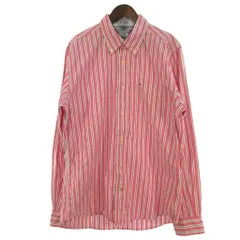 トミーヒルフィガー TOMMY HILFIGER シャツ 長袖 カジュアル チェック柄 コットン ピンク M