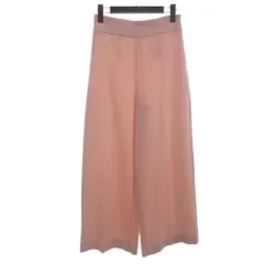 ザラウーマン ZARA WOMAN センタープレス ワイドパンツ ピンク XS ■GY56 ☆AA★