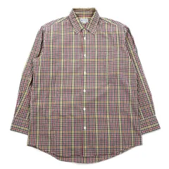 Burberrys 90年代 チェック シャツ M レッド イエロー コットン