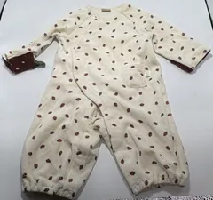 ☆セット割対応☆ プティマイン ベビー 長袖 ロンパース 50～70cm （1159）