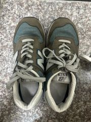 ニューバランス 574 スニーカー グレー/ブルー 275