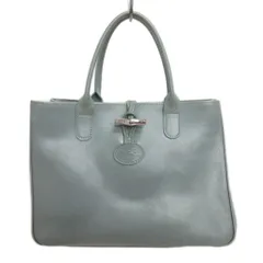 ロンシャン LONGCHAMP ロゾ トートバッグ レザー ブルー系