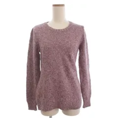 エルエルビーン L.L.BEAN ニット セーター クルーネック 長袖 無地 コットン ピンク S