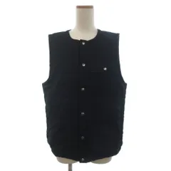 ザノースフェイス THE NORTH FACE メドウウォームベスト 前開き NY82330 ロゴ 刺繍 黒 ブラック M