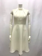 992 GINZA COUTURE ERUKEI エルケイ キャバクラ ドレス ミディ ノースリーブ フレア ハイネック キャバドレス F