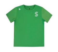 デサント JTBCマラソン 半袖Tシャツ グリーン (新品) 105