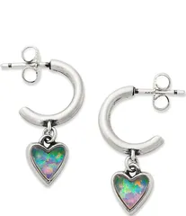 ジェームズ エイヴリー レディース アクセサリー ピアス・イヤリング James Avery Sweetheart Green Opal Doublet Hoop Earrings Sterling SilverGreen グリーン