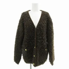 フリークスストア FREAKS STORE ブークレニット金釦カーディガン F 茶 ブラウン /FF