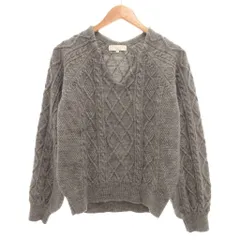 ビーミングバイビームス B:MING LIFE STORE by BEAMS ケーブル Vネック ニット セーター M グレー /UO ■GY14