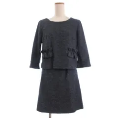 ジルバイジルスチュアート JILL by JILLSTUART タグ付き セットアップ カットソー ミニスカート 七分袖 M グレー