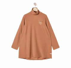 Aライン ハイネック ロングTシャツ S M ストレッチTシャツ 長袖Tシャツ Thursday Island