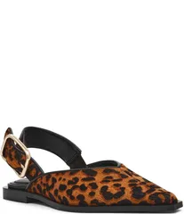 スティーブ マデン レディース シューズ パンプス プリント Steve Madden ShayL Leopard Print Haircalf Slingback Flats Leopard アニマル