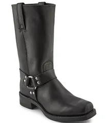 フライ メンズ シューズ ブーツ・レインブーツ レザー Frye Mens Harness 12R Leather Boots Black ブラックのサムネイル
