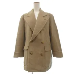 ラルフローレン RALPH LAUREN Pコート ダブル コート ショート丈 長袖 9 ベージュ ■GY14