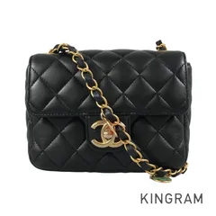 シャネル CHANEL ミニ マトラッセ A35200 ラムスキン ショルダーバッグ sst【中古】
