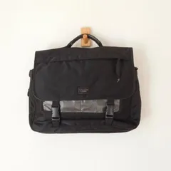 LUGGAGE LABEL ラゲッジレーベル ナイロン ブリーフケース 日本製 黒 （w-1241）のサムネイル