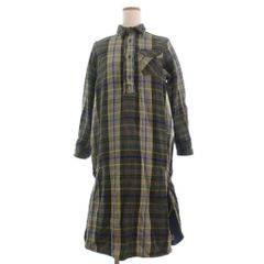 KAPITAL キャピタル 岡山児島工場産 チェック ワンピース ノースリーブ