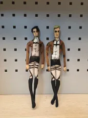 (まとめ売り)進撃の巨人 リヴァイ エルヴィン 関節ぬいぐるみ