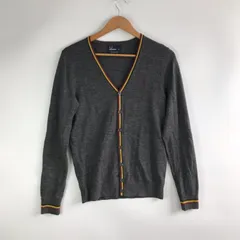 FRED PERRY メリノウールカーディガン メンズ XS グレー 3251202603180027