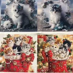 パネル生地　在庫処分‼️ 猫16柄　277