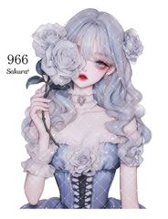 《 No.966 》Sakuraꕤ 人物ステッカー 女の子 シール オリジナルステッカー