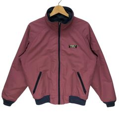 90's vintage 90年代ヴィンテージ L.L.Bean WOMEN'S エルエルビーン Ｗarm-up-Jacket ウォームアップジャケット 裏地フリース USA製 Mサイズ ピンク