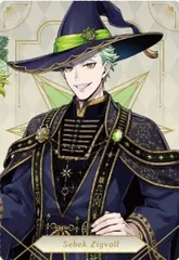 【[ホロ仕様] 21 セベク・ジグボルト (キャラクターカード)】ディズニー ツイステッドワンダーランド/ツインウエハース7