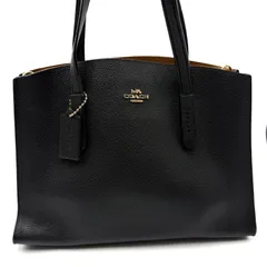 コーチ COACH チャーリー キャリーオール 2WAY ハンドバック トートバッグ ショルダーバッグ 大容量 ゴールド金具 男女兼用 ブラック