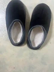 冬ファー スリッパ ブラック