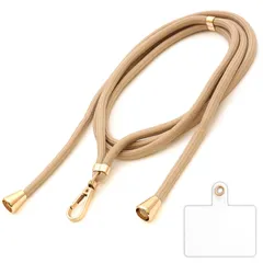 スマホストラップ ショルダーストラップ ネックストラップ スマホ BELLEMOND B0802 ベルモンド 光沢ゴールド金具