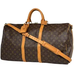 ルイ・ヴィトン Louis Vuitton キーポル バンドリエール55 2WAY ショルダーバッグ ボストンバッグ モノグラム ブラウン M41414 レディース 【中古】