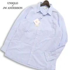 【新品 未使用】 UNIQLO × JW ANDERSON ユニクロ JWアンダーソン 長袖★ EFC ブロード オーバーサイズ シャツ Sz.L メンズ