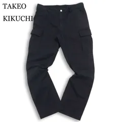 TAKEO KIKUCHI タケオキクチ 通年★ ストレッチ カーゴ  パンツ Sz.3 メンズ 紺 ネイビーのサムネイル