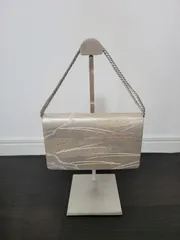 和装バッグ 和装小物 フォーマル  着物 ハンドバッグ シルバー