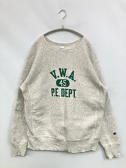 Champion チャンピオン スウェット X-LARGE グレー コットン 裏起毛 前面プリント 長袖