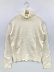 GERARD DAREL ジェラールダレル ニット/セーター M アイボリー ナイロン 無地 ミドル丈 長袖 タートルネック/ハイネック