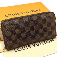 ルイヴィトン ダミエ エベヌ 長財布 ジッピーウォレット ブラウン