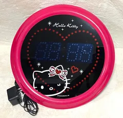 サンリオ　ハローキティ 光る掛け時計 Hello Kitty Sanrio