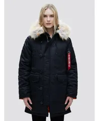 アルファインダストリーズ レディース アウター ジャケット・ブルゾン Alpha Industries Womens N3B W Jacket Black ブラックのサムネイル
